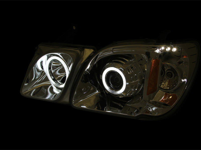 1998-2007 Lexus LX470 Projector Headlight Set W/Halo