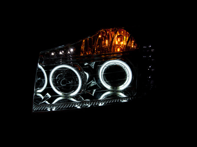 2005-2008 Nissan Armada / 2004 Nissan Pathfinder Armada / 2004-2015 Nissan TITAN Projector Headlight Set W/Halo