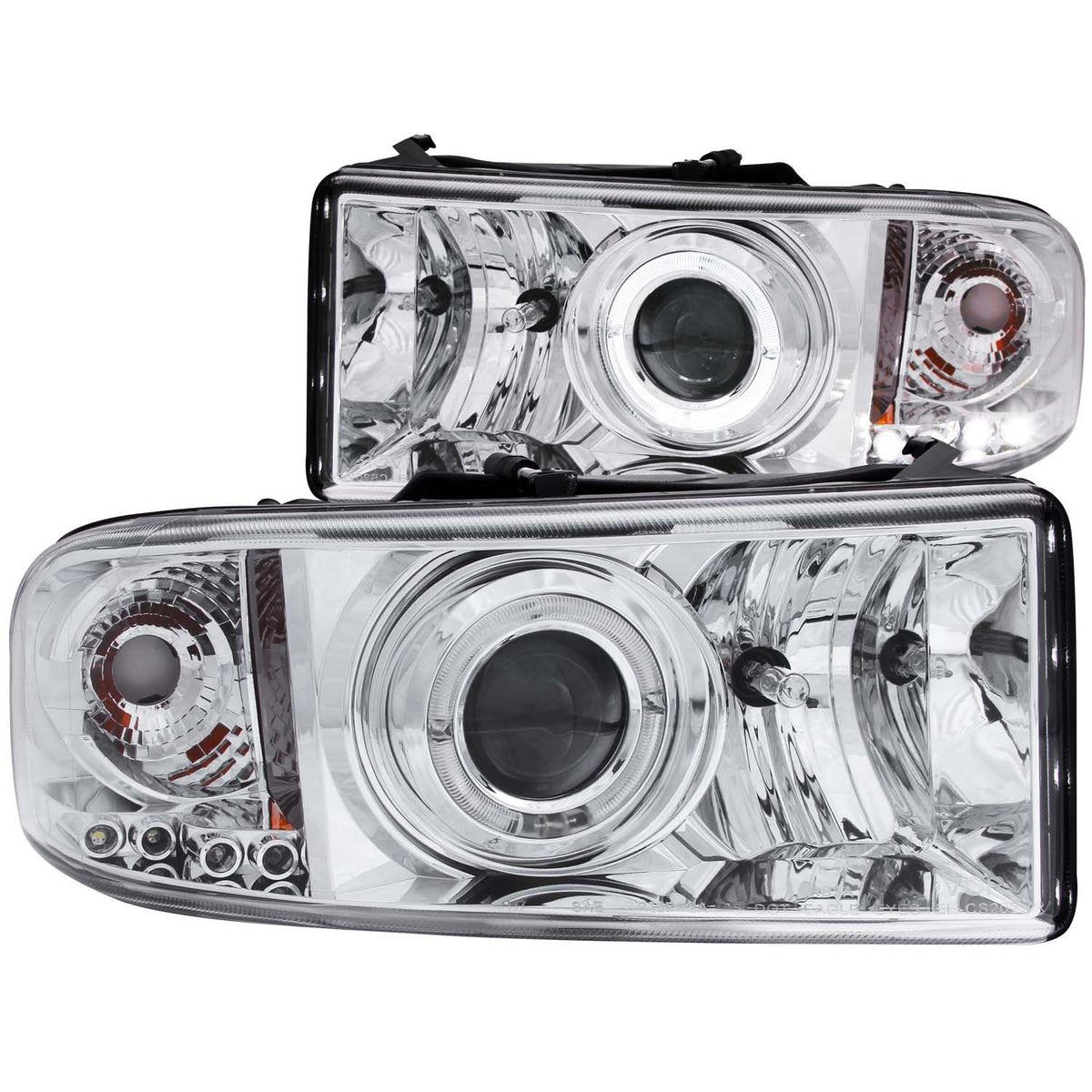 1994-2001 Dodge Ram / 1994-2002 Dodge Ram Projector Headlight Set W/Halo