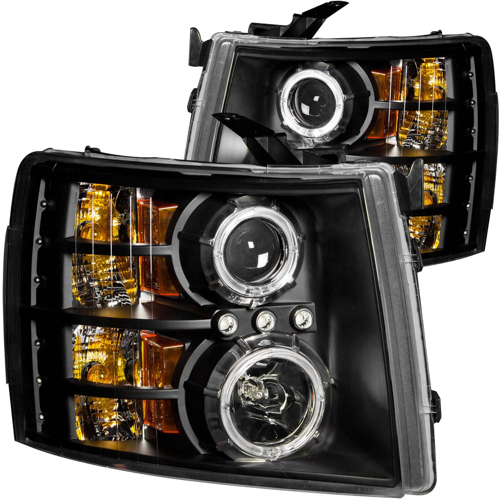 2007-2013 Chevrolet Silverado / 2007-2014 Chevrolet Silverado Projector Headlight Set W/Halo