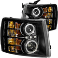 2007-2013 Chevrolet Silverado / 2007-2014 Chevrolet Silverado Projector Headlight Set W/Halo
