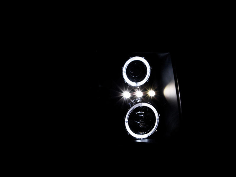 2007-2013 Chevrolet Silverado / 2007-2014 Chevrolet Silverado Projector Headlight Set W/Halo