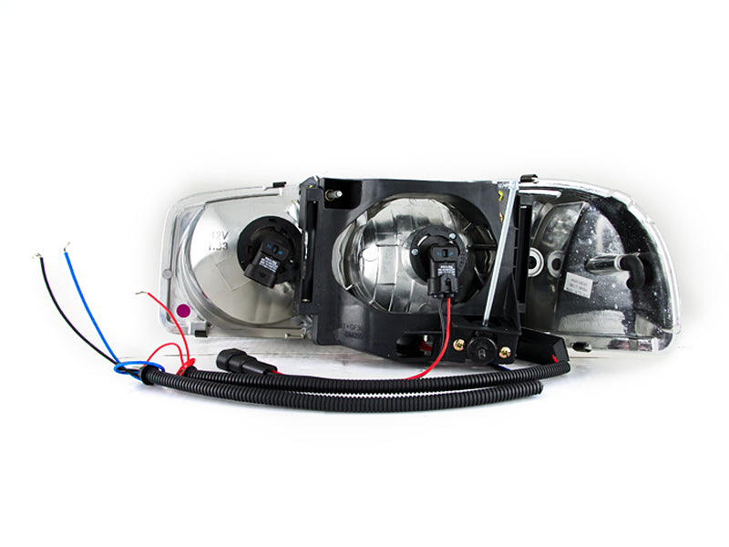 1999-2006 GMC Sierra / 2007 GMC Sierra / 2001-2006 GMC Sierra Crystal Headlight Set W/Halo
