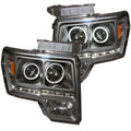 2009-2014 Ford F-150 Projector Headlight Set W/Halo