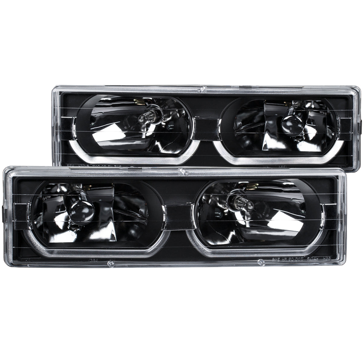 1992-1994 Chevrolet Blazer / 1988-1998 Chevrolet C1500 / 1992-1999 Chevrolet C1500 Suburban Crystal Headlight Set
