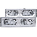 1992-1994 Chevrolet Blazer / 1988-1998 Chevrolet C1500 / 1992-1999 Chevrolet C1500 Suburban Crystal Headlight Set