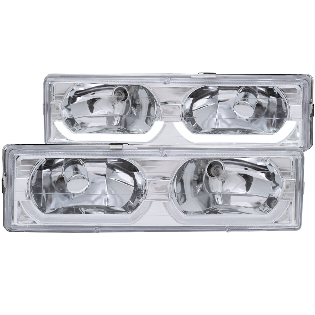 1992-1994 Chevrolet Blazer / 1988-1998 Chevrolet C1500 / 1992-1999 Chevrolet C1500 Suburban Crystal Headlight Set