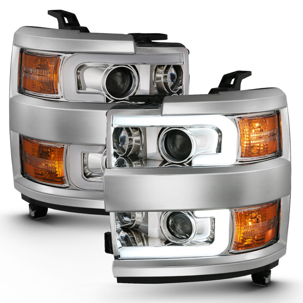 2015-2019 Chevrolet Silverado Projector Headlight Set