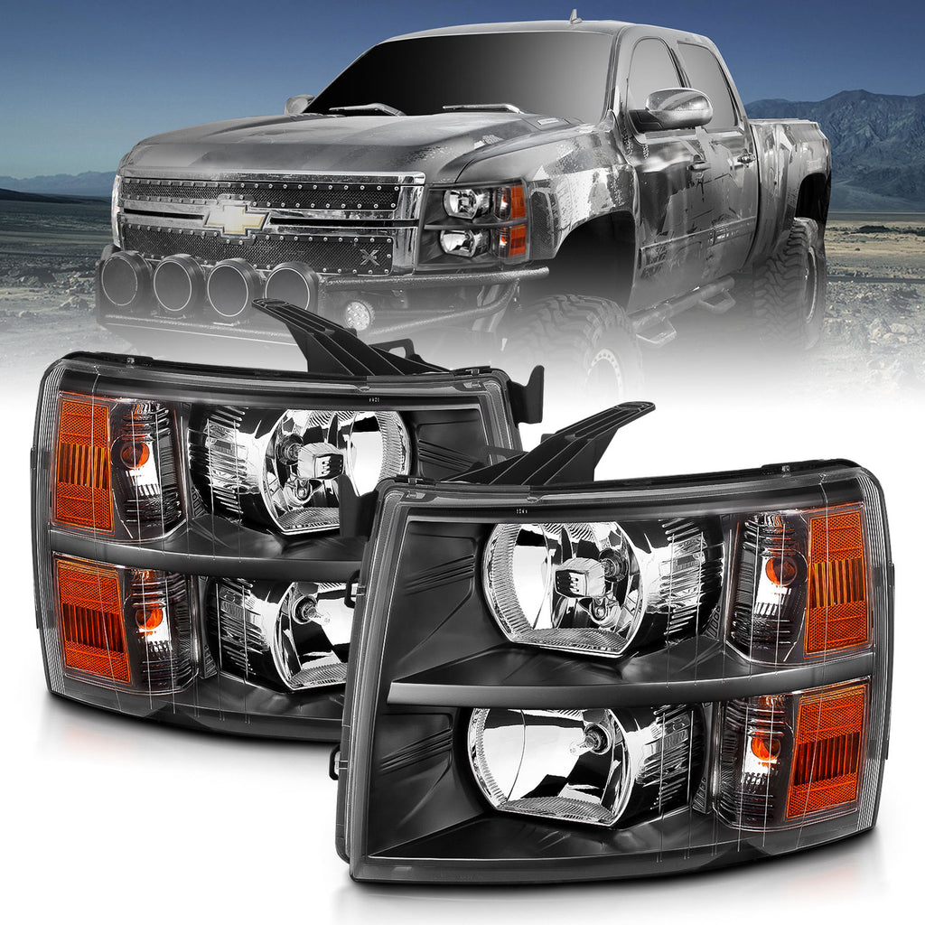 2007-2013 Chevrolet Silverado / 2007 Chevrolet Silverado Crystal Headlights