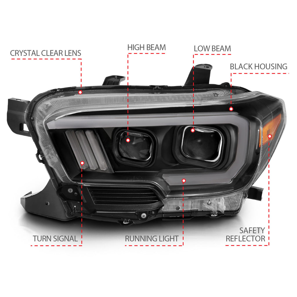 2016-2020 Toyota Tacoma Projector Headlights