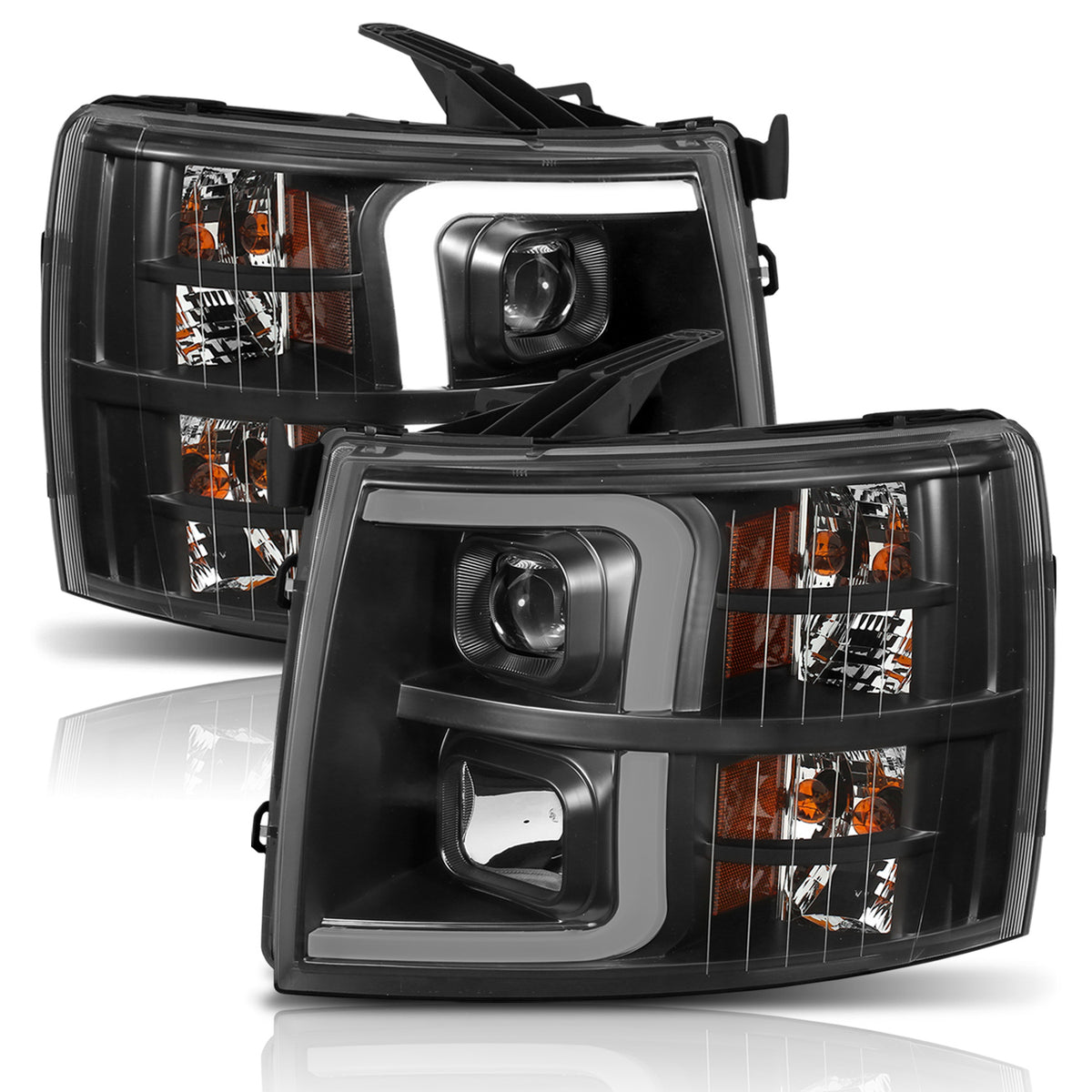 2007-2013 Chevrolet Silverado (Not for Bodystyle) / 2007-2014 Chevrolet Silverado / 2007-2014 Chevrolet Silverado (Not for Bodystyle) Projector Headlights