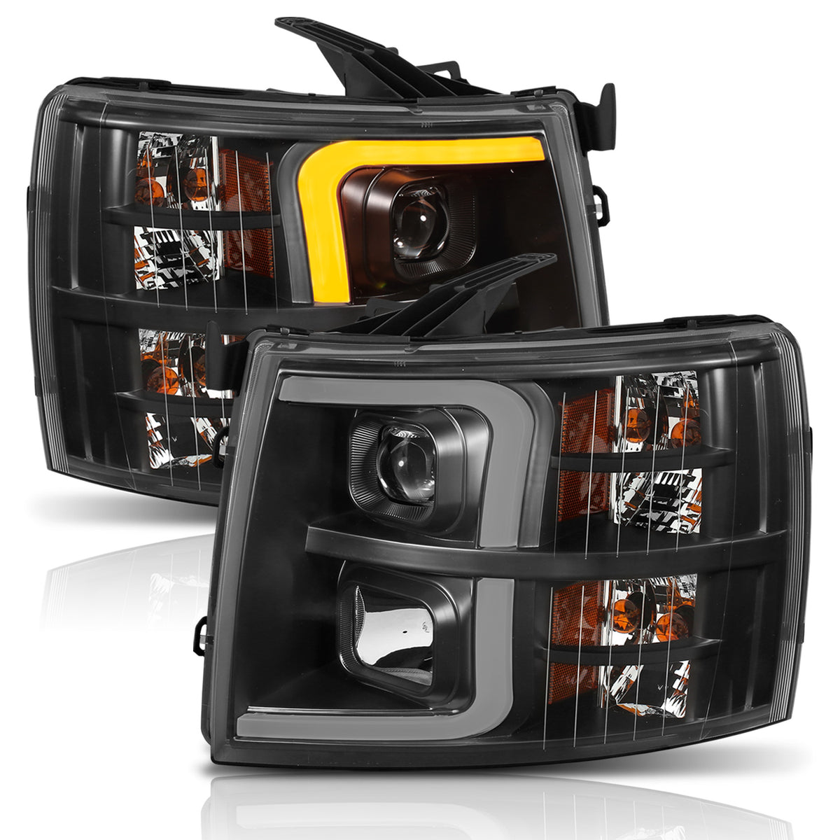 2007-2013 Chevrolet Silverado (Not for Bodystyle) / 2007-2014 Chevrolet Silverado / 2007-2014 Chevrolet Silverado (Not for Bodystyle) Projector Headlights