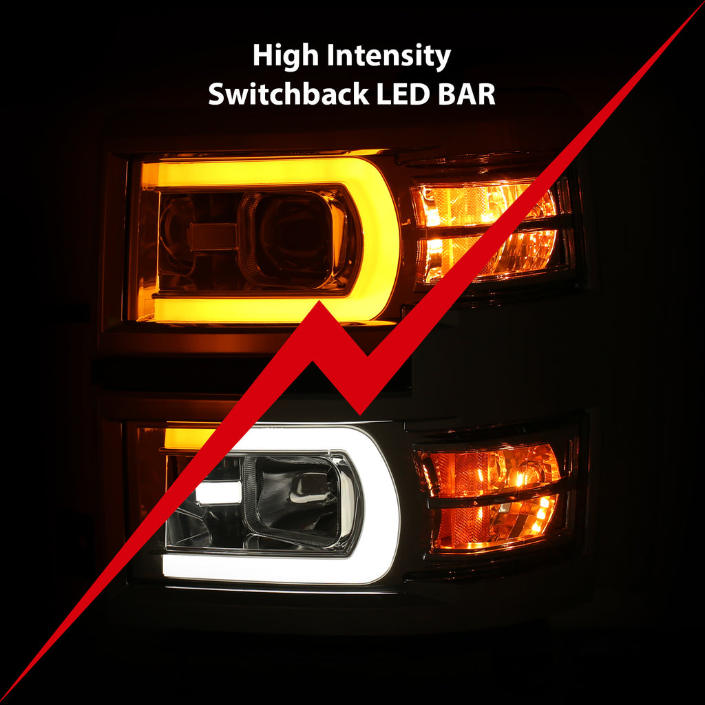 2014- 2015 Chevrolet Silverado 1500 Projector Headlights