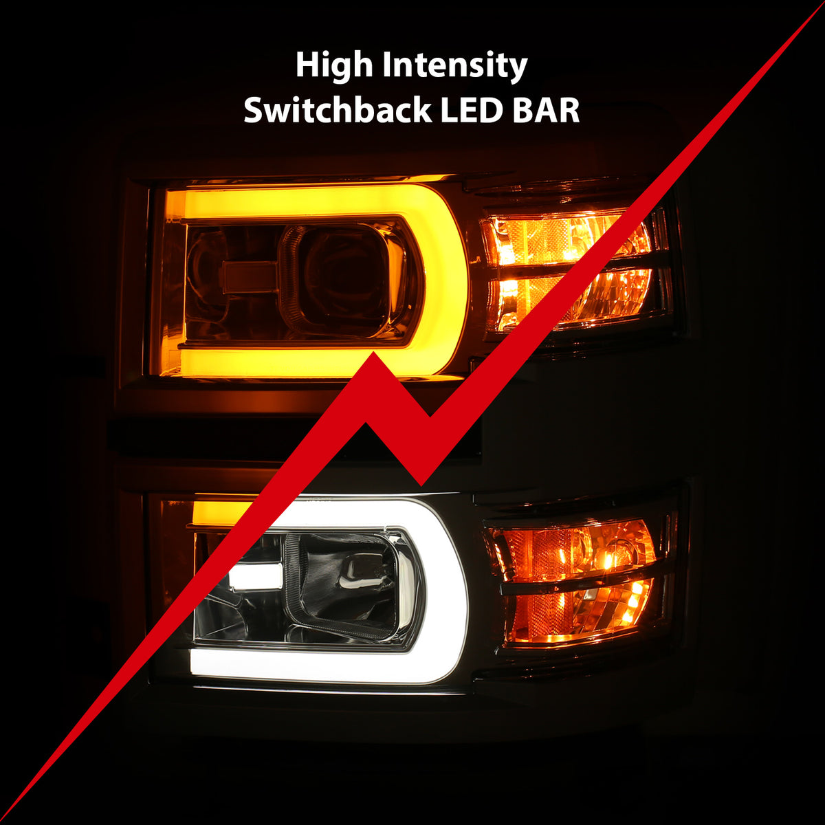 2014- 2015 Chevrolet Silverado 1500 Projector Headlights