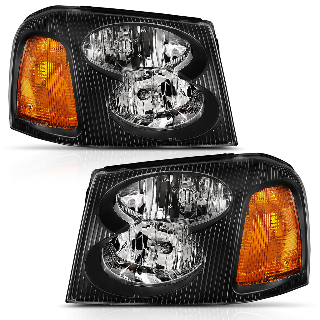 2002-2009 GMC Envoy Crystal Headlights