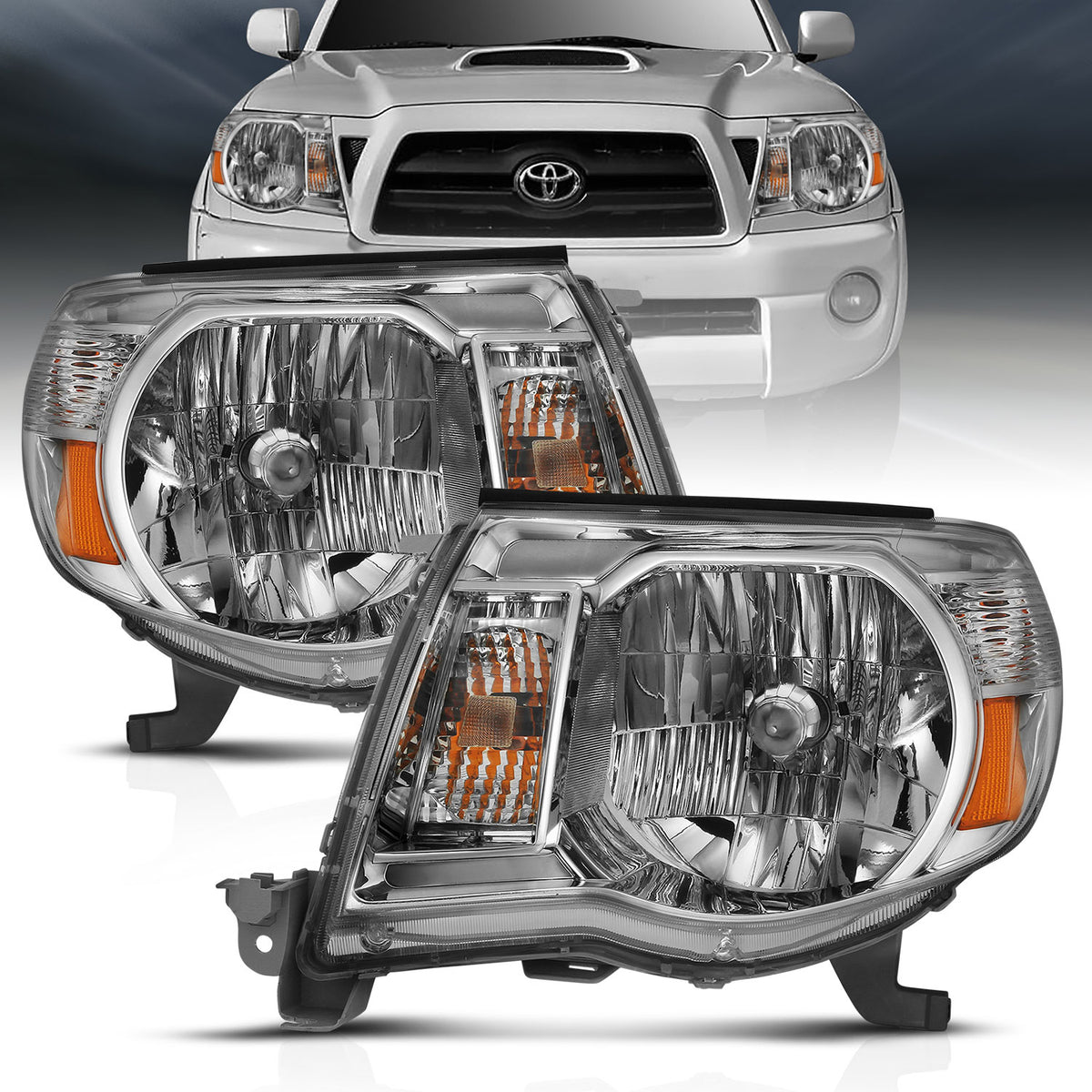 2005-2011 Toyota Tacoma Crystal Headlights