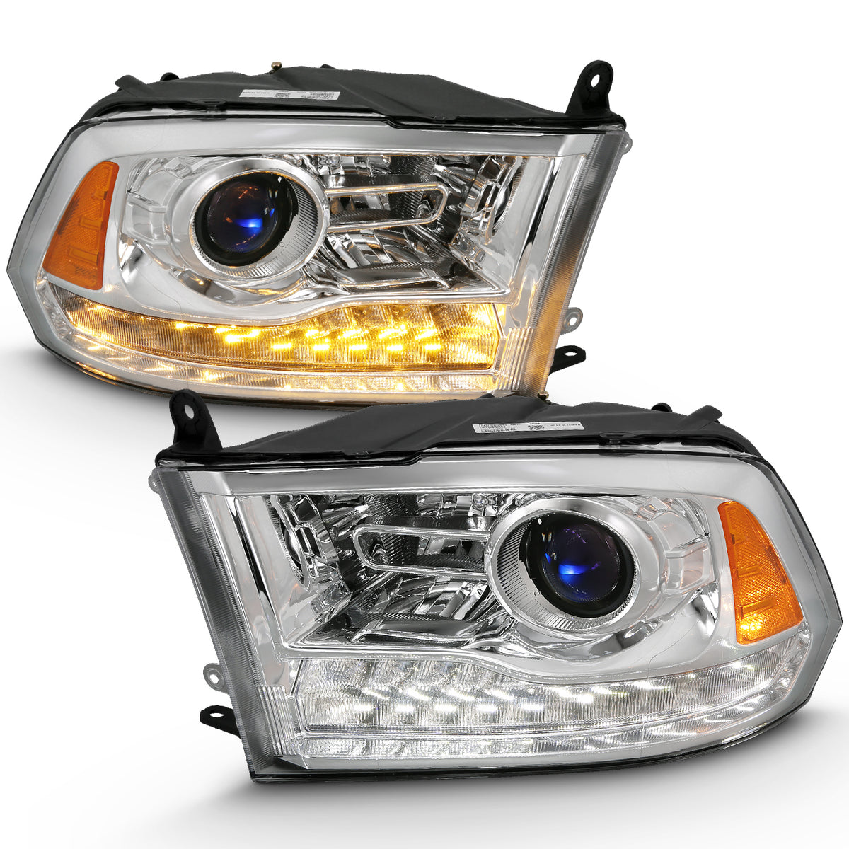 2009-2010 Dodge Ram / 2010 Dodge Ram Projector Headlights W/ Halo