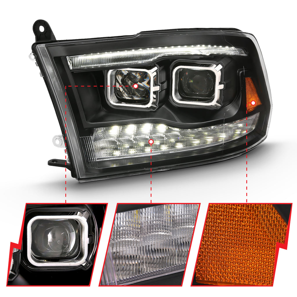 2009-2010 Dodge Ram / 2010 Dodge Ram Projector Headlight