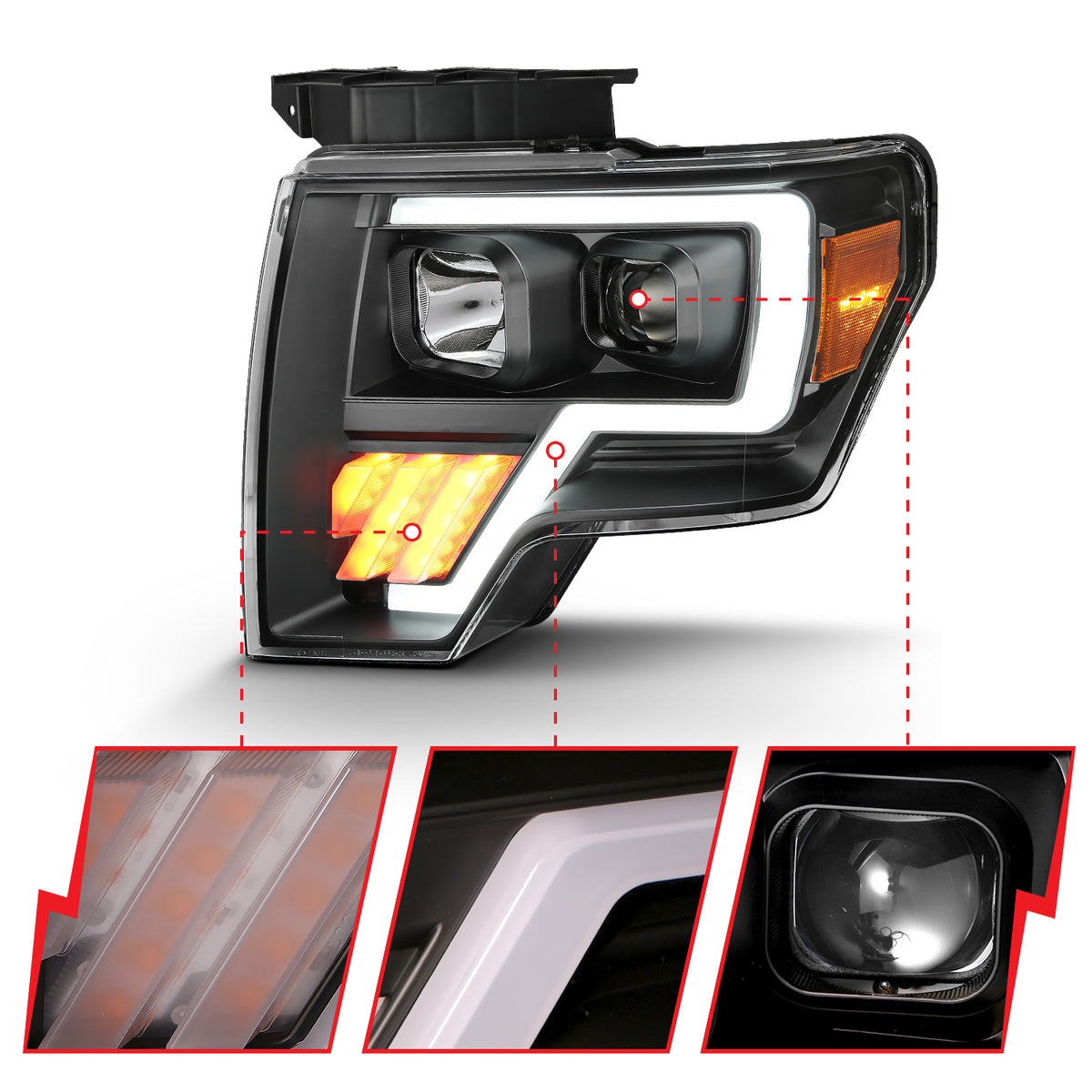 2009-2014 Ford F-150 Projector Headlight