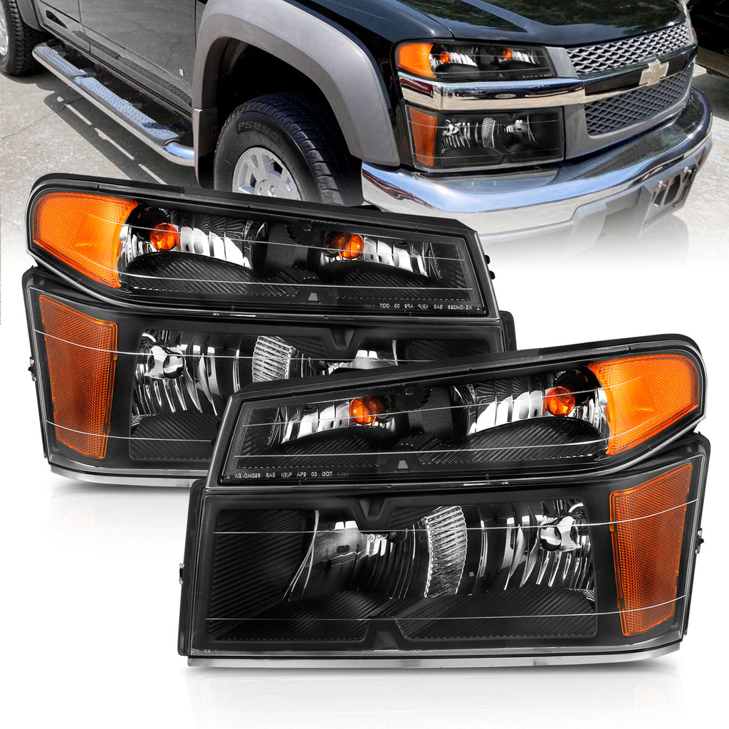 2004-2006 GMC Canyon Crystal Headlight