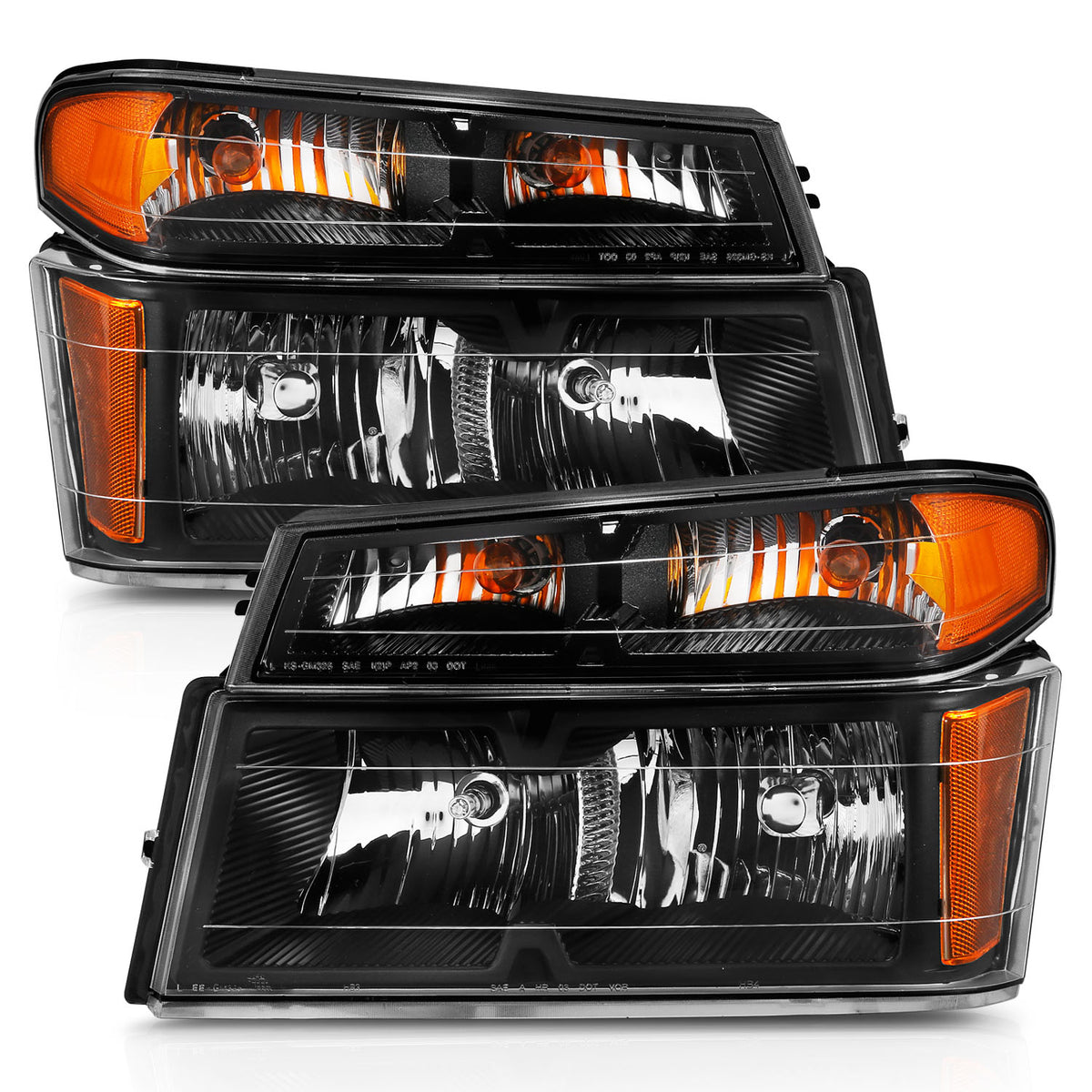 2004-2006 GMC Canyon Crystal Headlight