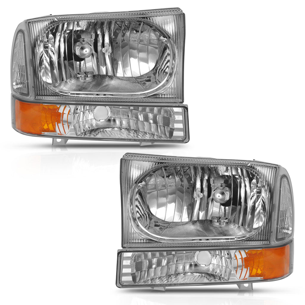 1999-2004 Ford E-350 / 1999-2002 Ford E-450 Econoline / 2003-2004 Ford E-450 Crystal Headlight