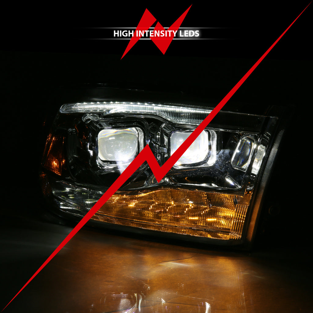 2009-2010 Dodge Ram / 2010 Dodge Ram LED Projector Headlights