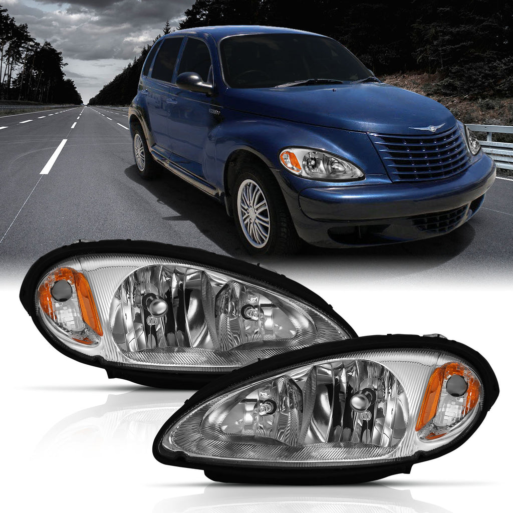2001-2005 Chrysler PT Cruiser Crystal Headlights