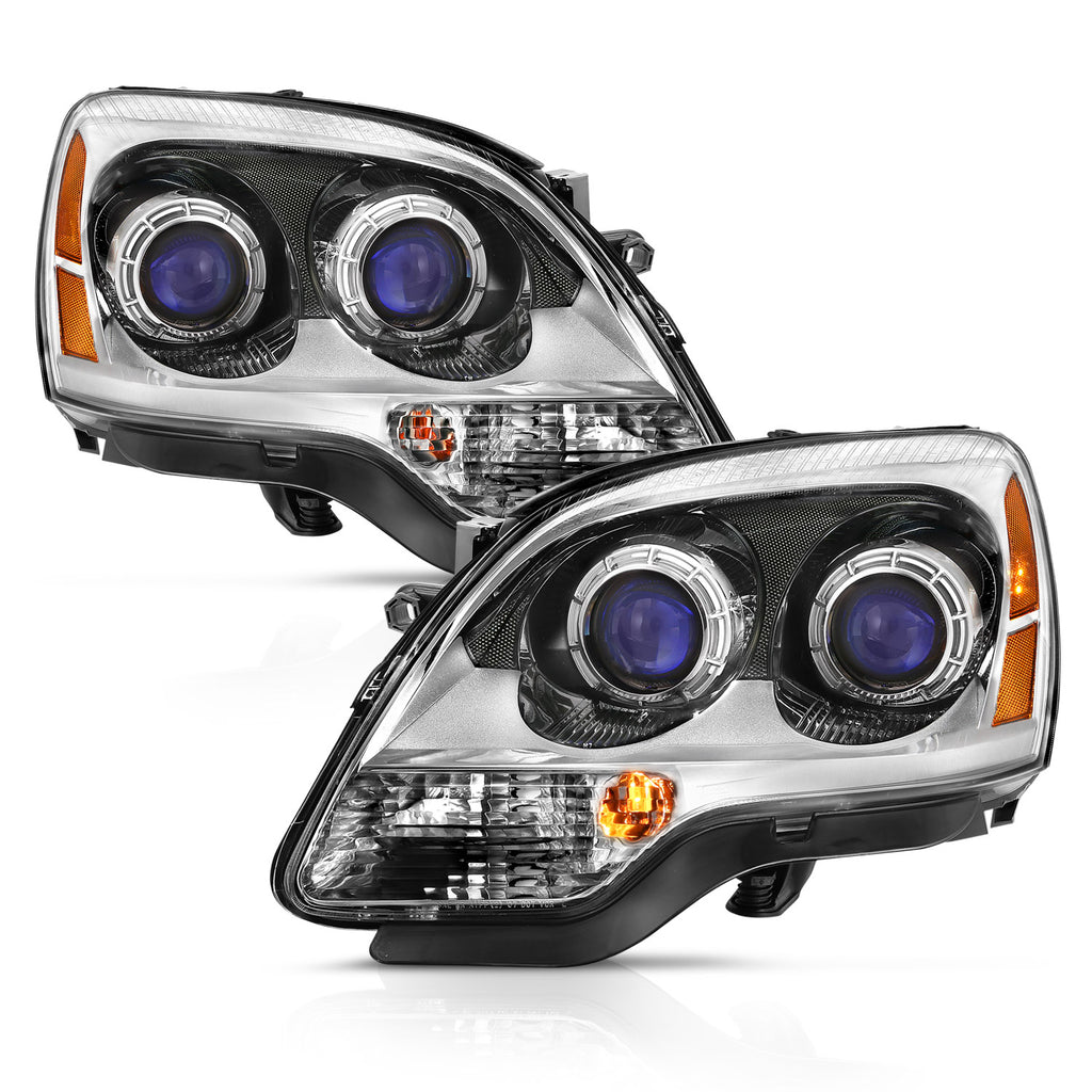 2007-2012 GMC Acadia Crystal Headlights