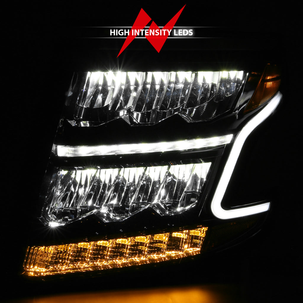2015-2020 Chevrolet Suburban / 2015-2020 Chevrolet Tahoe LED Crystal Headlights