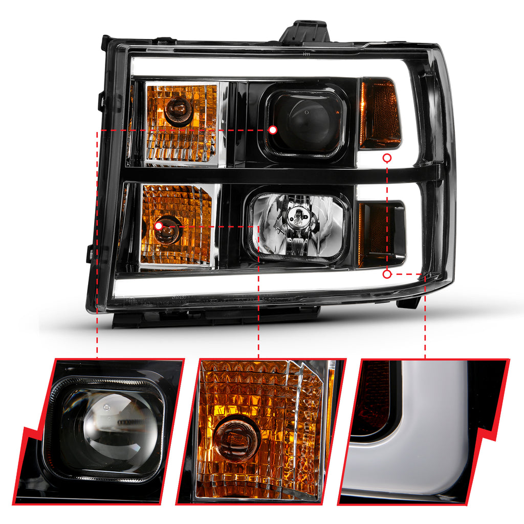 2007-2013 GMC Sierra / 2007-2014 GMC Sierra Projector Headlight