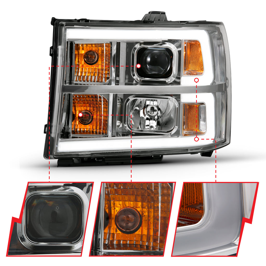 2007-2013 GMC Sierra / 2007-2014 GMC Sierra Projector Headlight