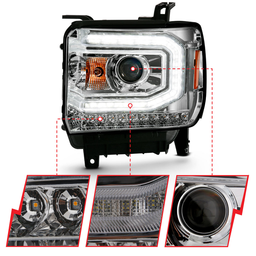 2016-2019 GMC Sierra 1500 Projector Headlight