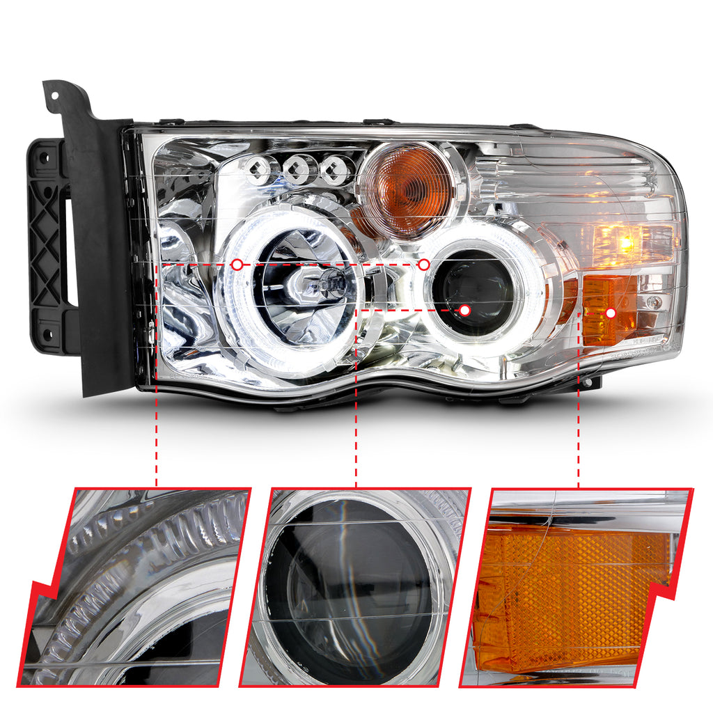2002-2005 Dodge Ram / 2003-2005 Dodge Ram Projector Headlight