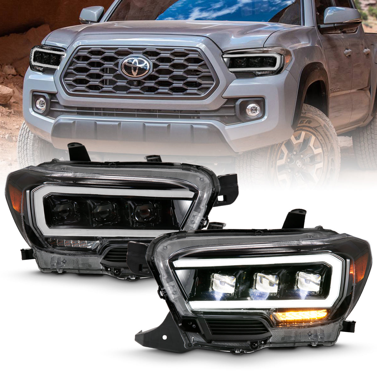 2016-2023 Toyota Tacoma LED Projector Headlight