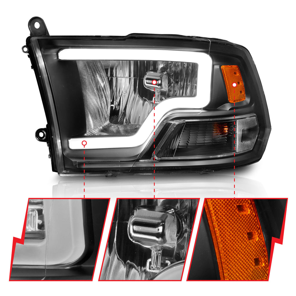 2009-2010 Dodge Ram / 2010 Dodge Ram Crystal Headlight