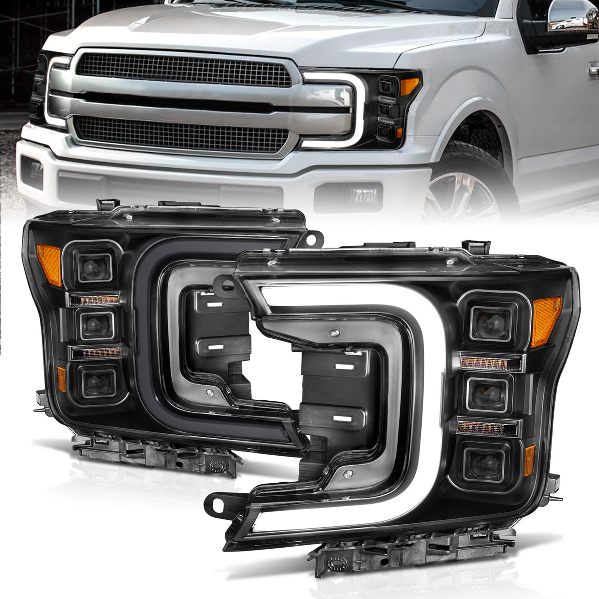 2018-2020 Ford F-150 LED Projector Headlight