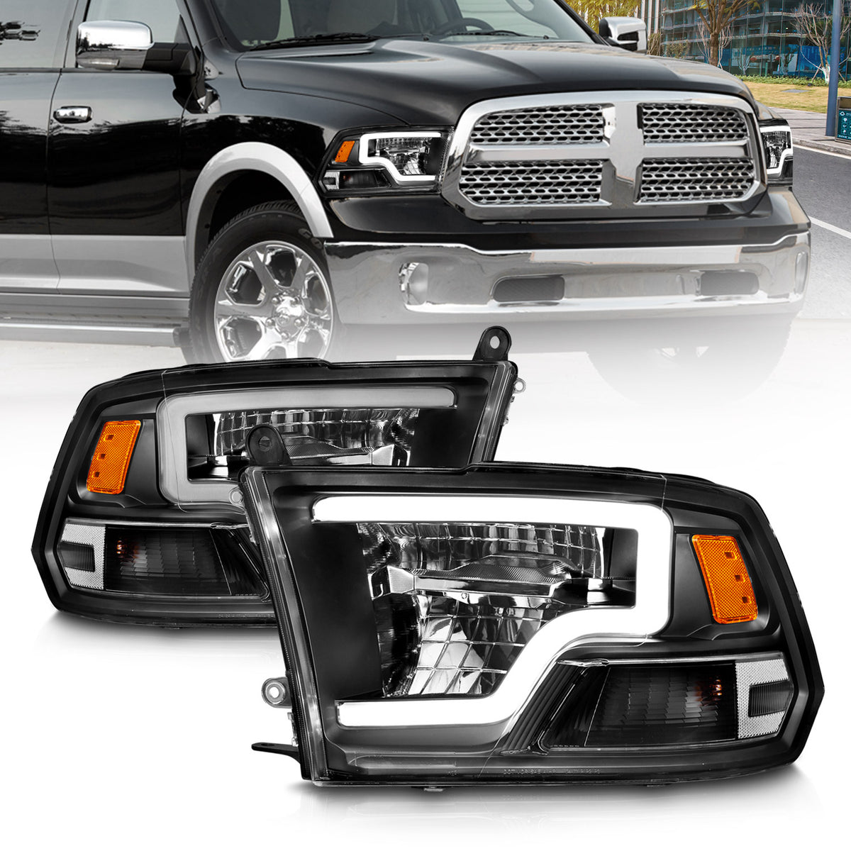 2009-2010 Dodge Ram / 2010 Dodge Ram LED Projector Headlight