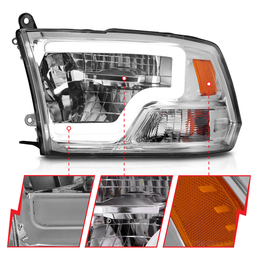 2009-2010 Dodge Ram / 2010 Dodge Ram LED Projector Headlight