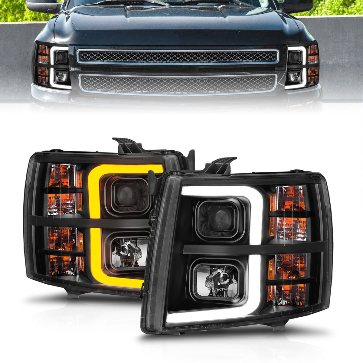 2007-2013 Chevrolet Silverado / 2007-2014 Chevrolet Silverado Projector Headlight