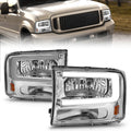2000-2004 Ford Excursion / 1999-2004 Ford F-250 Crystal Headlight