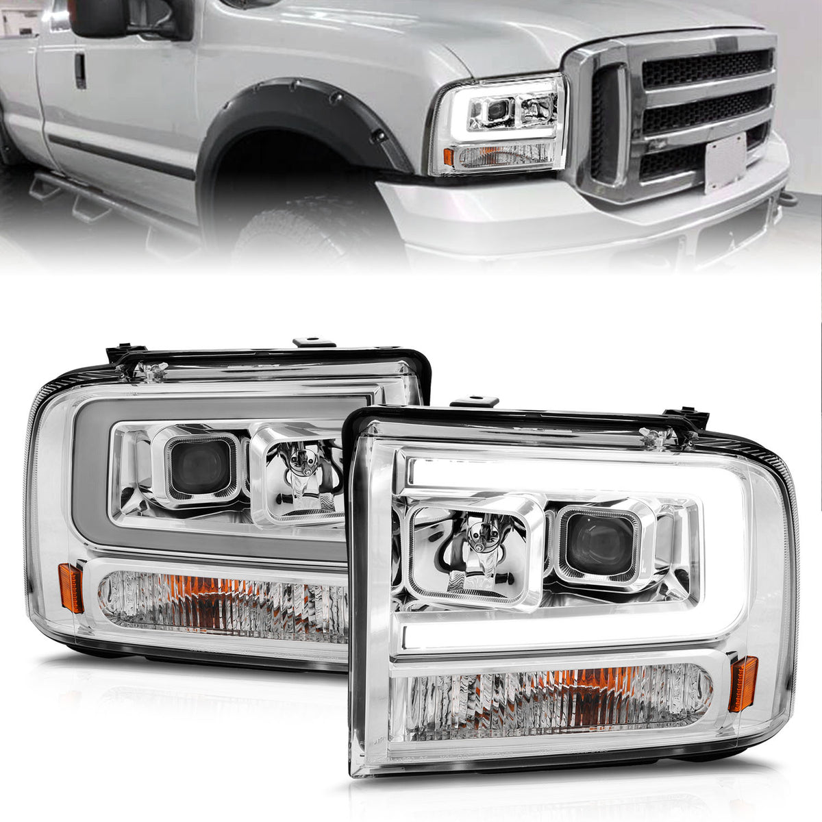 2005 Ford Excursion / 2005-2007 Ford F-250 Projector Headlight