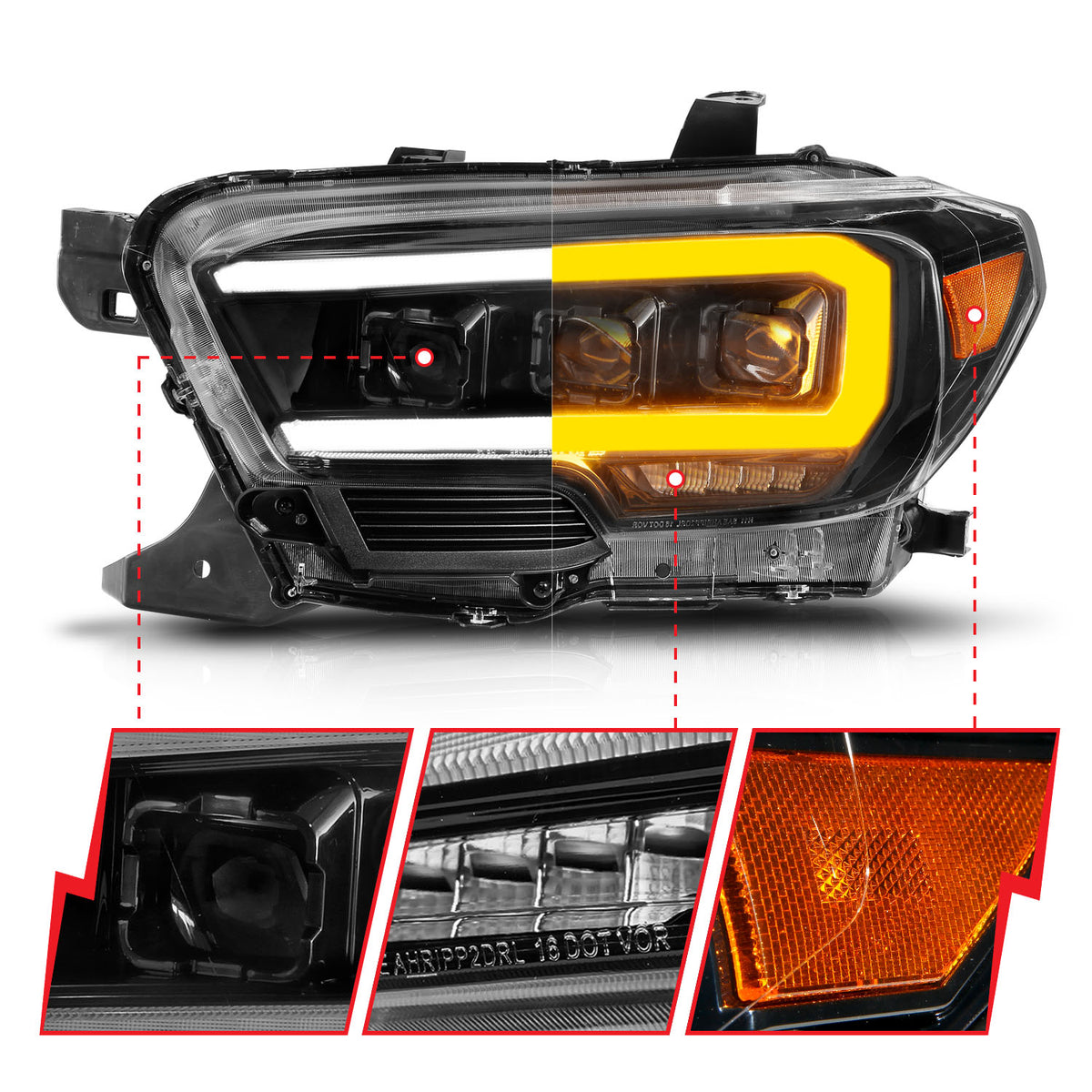 2016-2023 Toyota Tacoma LED Projector Headlight