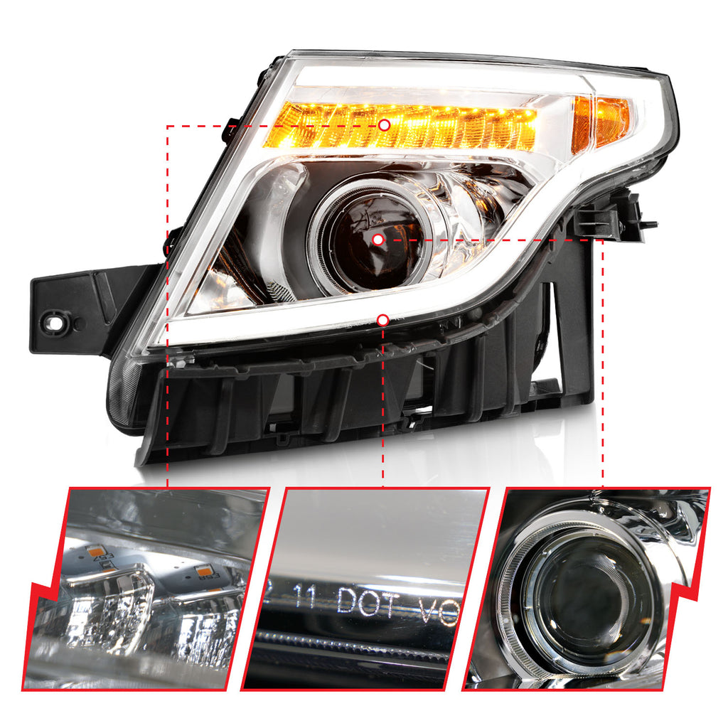 2011-2015 Ford Explorer Projector Headlight