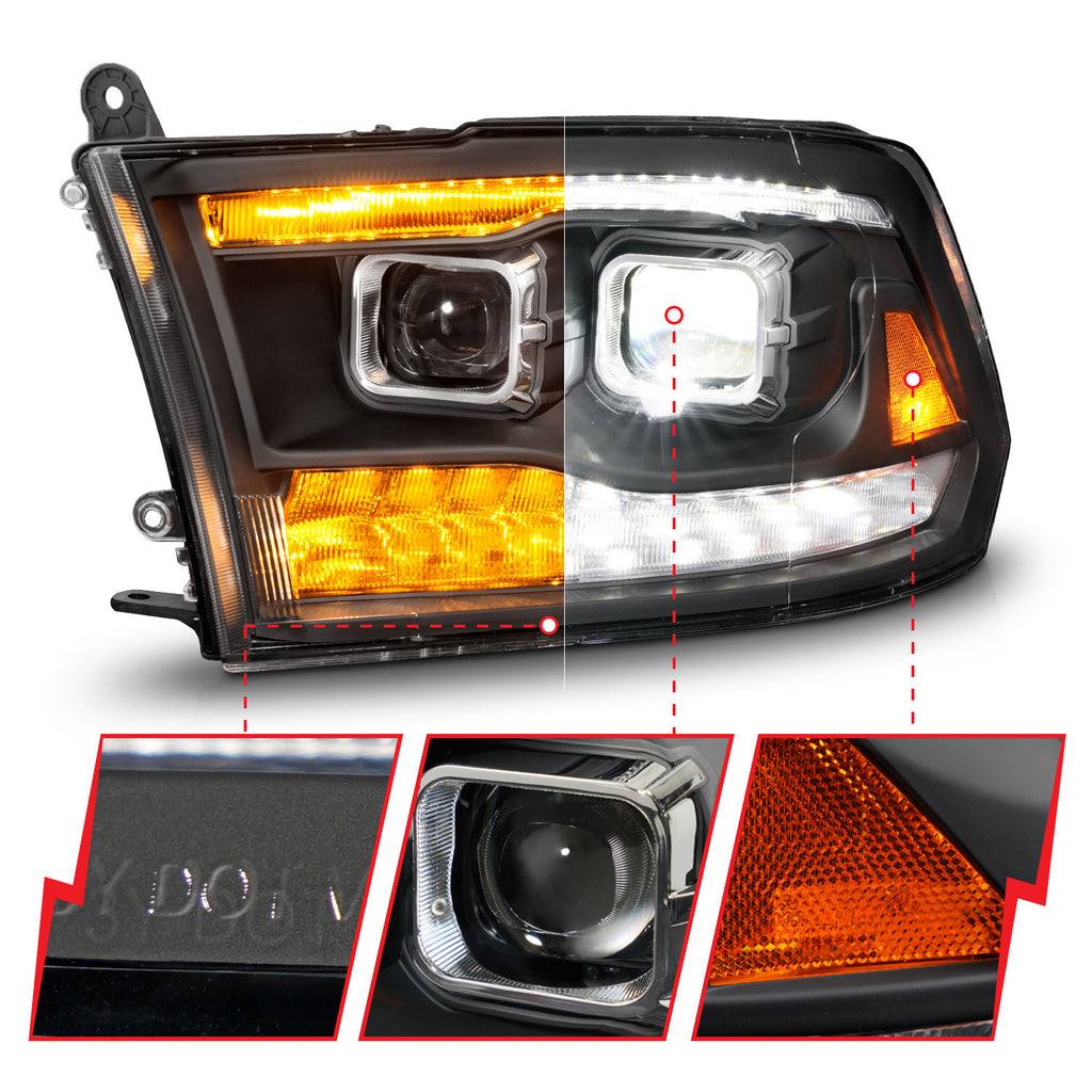 2009-2010 Dodge Ram / 2010 Dodge Ram LED Projector Headlight
