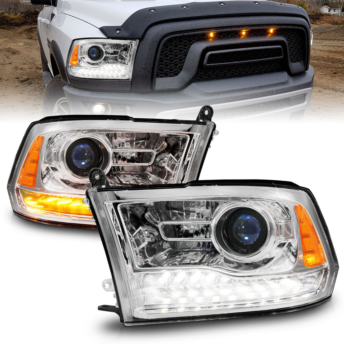 2009-2010 Dodge Ram / 2010 Dodge Ram Projector Headlight