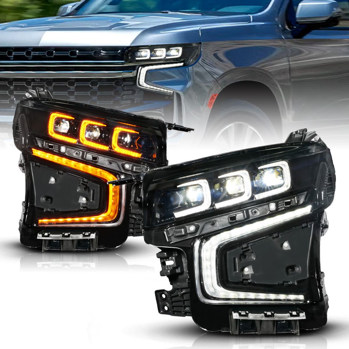 2021-2024 Chevrolet Suburban / 2021-2024 Chevrolet Tahoe LED Projector Headlight