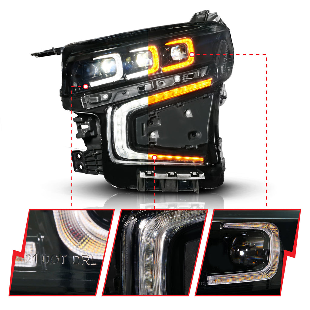 2021-2024 Chevrolet Suburban / 2021-2024 Chevrolet Tahoe LED Projector Headlight
