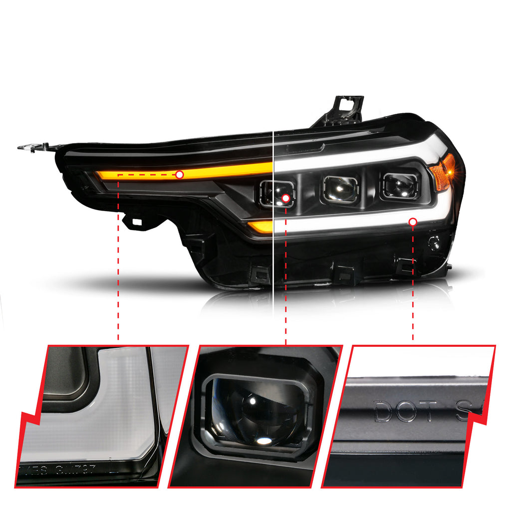 LED Projector Headlight Set