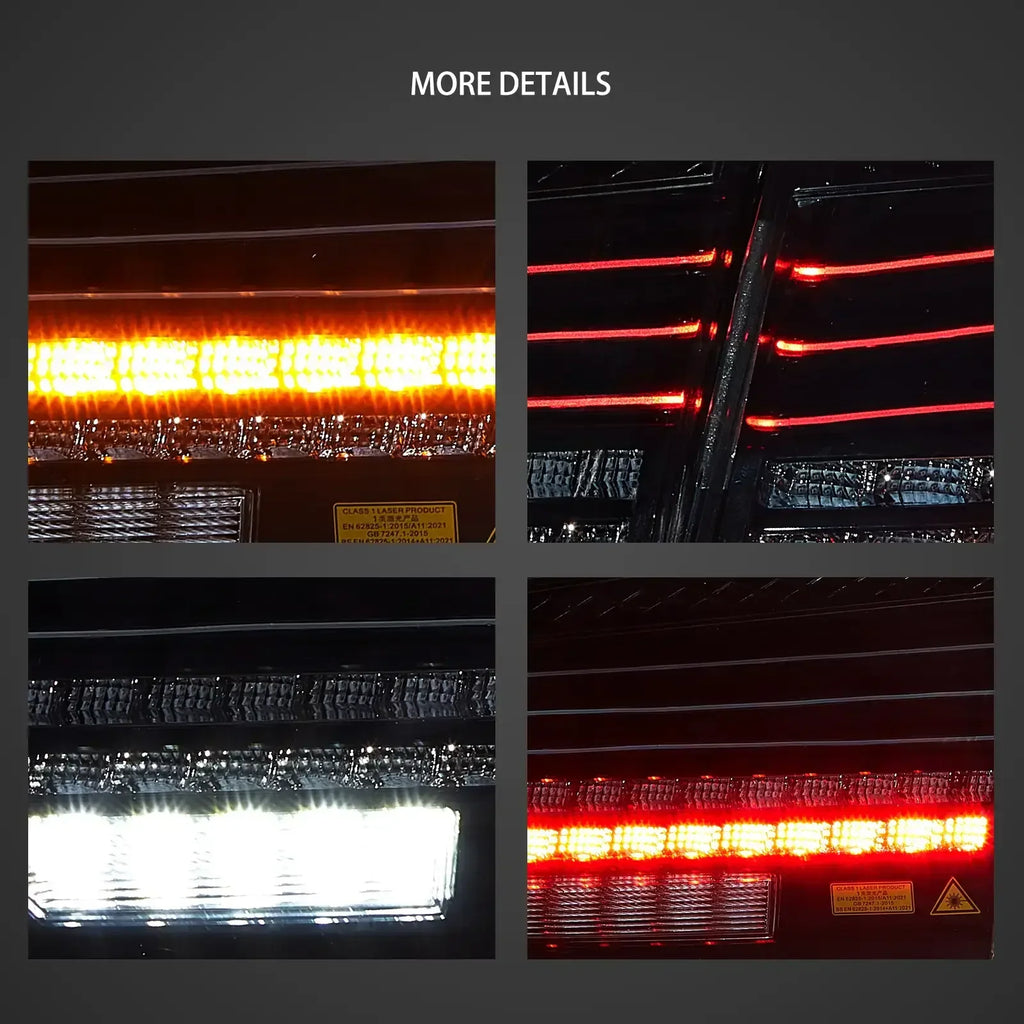 Vland LED Laser Tail Lights Assembly CSL Style Series F30 for 2012-2019 BMW 3